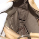 BURBERRY Blue Label Shoulder Bag Leather Beige Auth ep14455-19