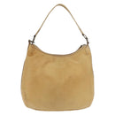 BURBERRY Blue Label Shoulder Bag Leather Beige Auth ep14455-2