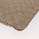 GUCCI GG Supreme Shoulder Bag PVC Pink Gold 295257 Auth ep14460-17