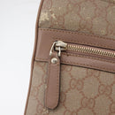 GUCCI GG Supreme Shoulder Bag PVC Pink Gold 295257 Auth ep14460-18