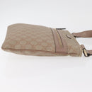 GUCCI GG Supreme Shoulder Bag PVC Pink Gold 295257 Auth ep14460-3
