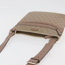 GUCCI GG Supreme Shoulder Bag PVC Pink Gold 295257 Auth ep14460-6