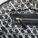 GUCCI Horsebit Hand Bag Leather Black Gold 189890 Auth ep14463-21