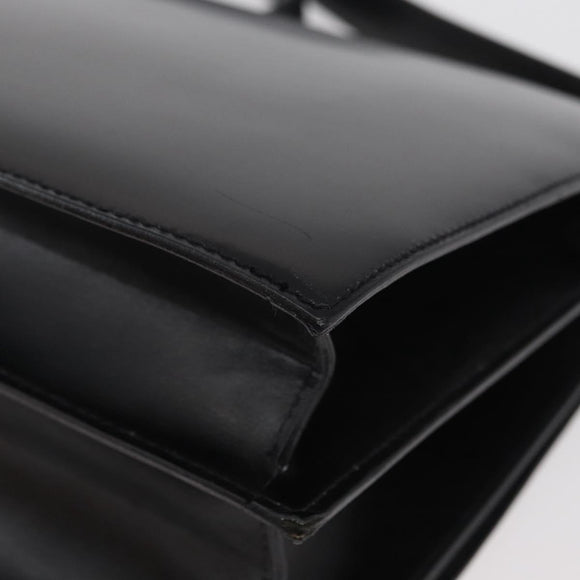 CELINE Umhängetasche Leder Schwarz Gold Original ep14468V