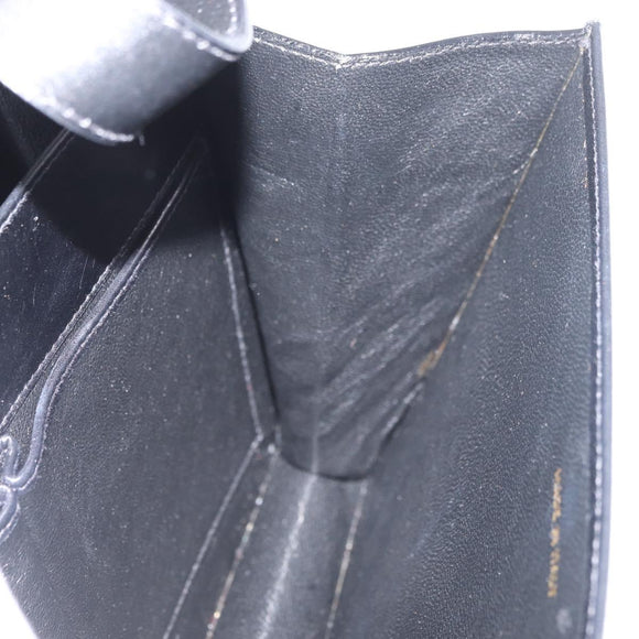 CELINE Umhängetasche Leder Schwarz Gold Original ep14468V