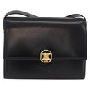 CELINE Umhängetasche Leder Schwarz Gold Original ep14468V-13