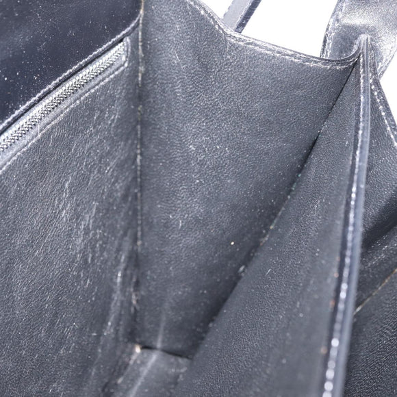 CELINE Umhängetasche Leder Schwarz Gold Original ep14468V