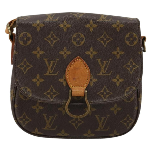 LOUIS VUITTON Monogram Saint Cloud MM Shoulder Bag M51243 LV Auth ep14471