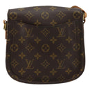 LOUIS VUITTON Monogram Saint Cloud MM Shoulder Bag M51243 LV Auth ep14471-2