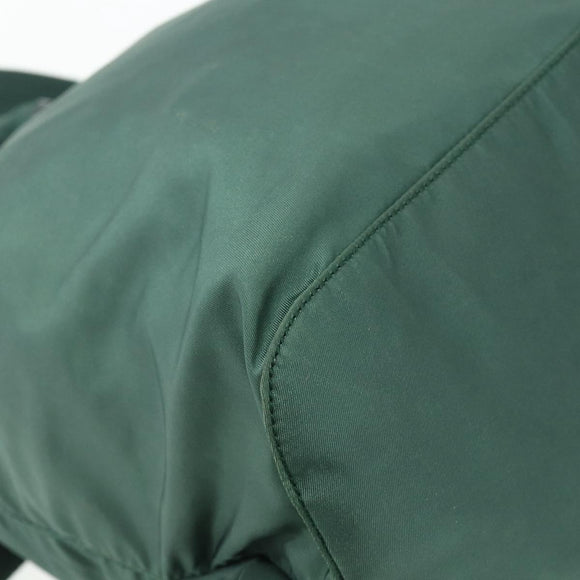 PRADA Backpack Nylon Green Silver Auth ep14472A
