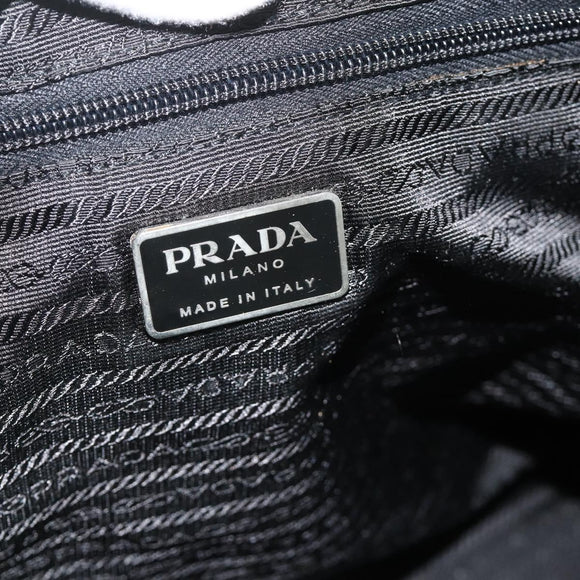 PRADA Backpack Nylon Green Silver Auth ep14472A
