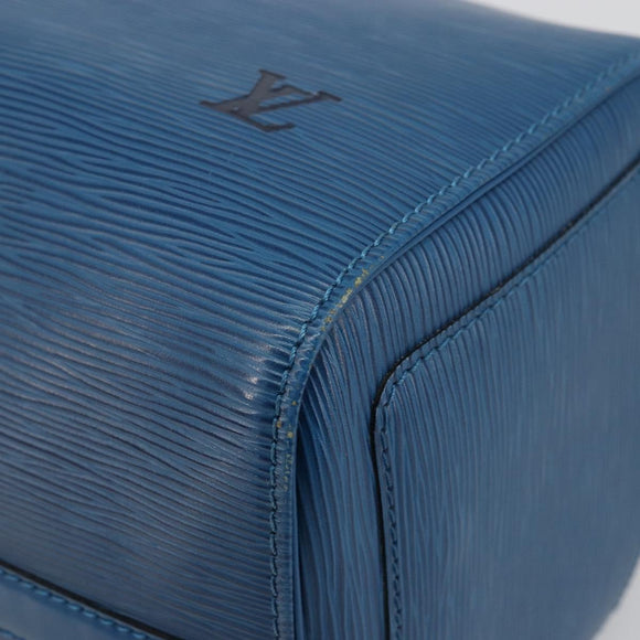 LOUIS VUITTON Epi Speedy 30 Hand Bag Toledo Blue M43005 LV Auth ep14475A