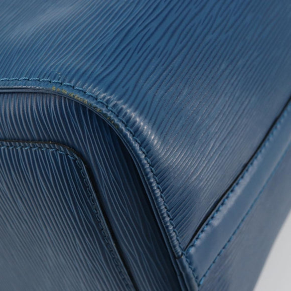 LOUIS VUITTON Epi Speedy 30 Hand Bag Toledo Blue M43005 LV Auth ep14475A