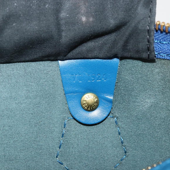 LOUIS VUITTON Epi Speedy 30 Hand Bag Toledo Blue M43005 LV Auth ep14475A