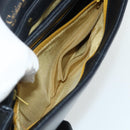 Christian Dior Trotter Canvas Hand Bag Leather 2way Navy Gold Auth ep14481-24