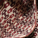 GUCCI GG Canvas Guccissima Babushka Bag Leather Red Gold 208940 Auth ep14486A-20