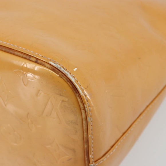 LOUIS VUITTON Monogram Vernis Houston Hand Bag Rose M91054 LV Auth ep14487