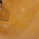 LOUIS VUITTON Monogram Vernis Houston Hand Bag Rose M91054 LV Auth ep14487-9