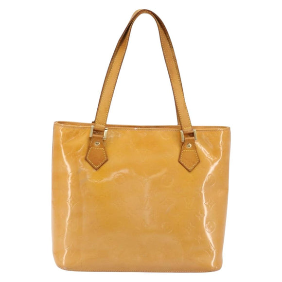 LOUIS VUITTON Monogram Vernis Houston Hand Bag Rose M91054 LV Auth ep14487