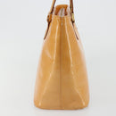 LOUIS VUITTON Monogram Vernis Houston Hand Bag Rose M91054 LV Auth ep14487-3