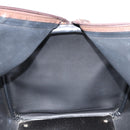 Burberrys Nova Check Boston Bag Canvas Beige Gold Auth ep14489-19