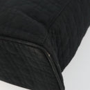 Christian Dior Canage Lady Dior Tote Bag Nylon Black Gold Auth ep14490-9