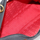 Christian Dior Canage Lady Dior Tote Bag Nylon Black Gold Auth ep14490-11