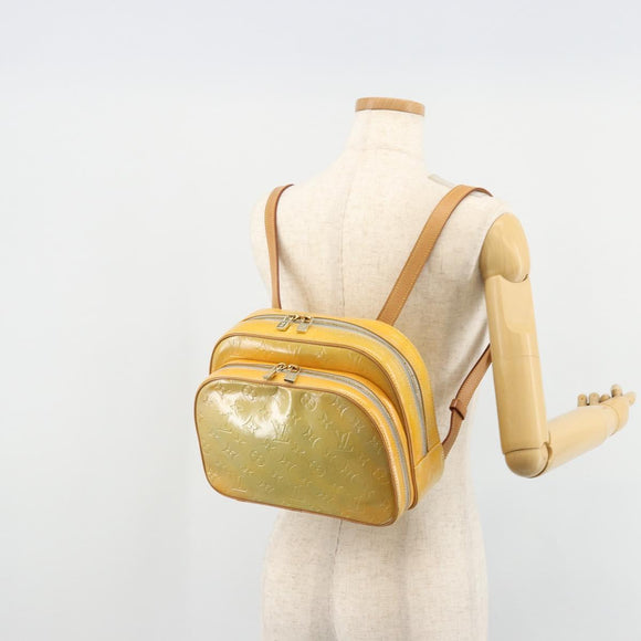 LOUIS VUITTON Monogram Vernis Marley Backpack Gris M91038 LV Auth ep14492
