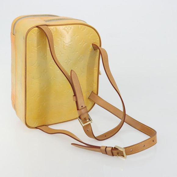 LOUIS VUITTON Monogram Vernis Marley Backpack Gris M91038 LV Auth ep14492