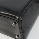 GUCCI Soho Hand Bag Patent Leather Black Silver 000 1274 0505 Auth ep14495-10