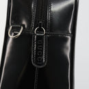 GUCCI Soho Hand Bag Patent Leather Black Silver 000 1274 0505 Auth ep14495-14