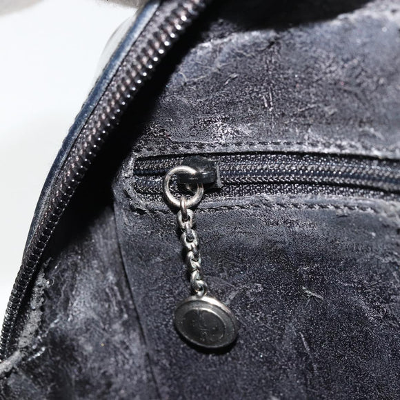 GUCCI Soho Hand Bag Patent Leather Black Silver 000 1274 0505 Auth ep14495