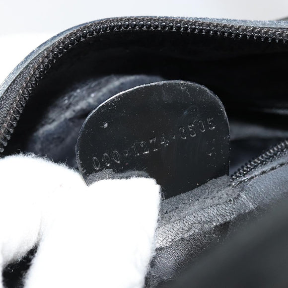GUCCI Soho Hand Bag Patent Leather Black Silver 000 1274 0505 Auth ep14495