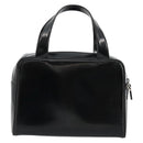 GUCCI Soho Hand Bag Patent Leather Black Silver 000 1274 0505 Auth ep14495-3