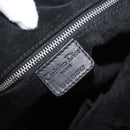 Christian Dior Hand Bag Leather Black Silver Auth ep14496-15