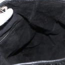 Christian Dior Hand Bag Leather Black Silver Auth ep14496-17