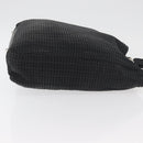 Christian Dior Hand Bag Leather Black Silver Auth ep14496-4