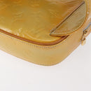 LOUIS VUITTON Monogram Vernis Fulton Waist bag Gris M91041 LV Auth ep14498-15