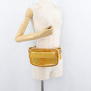 LOUIS VUITTON Monogram Vernis Fulton Waist bag Gris M91041 LV Auth ep14498-23