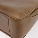 GUCCI Shoulder Bag Leather Brown Gold Auth ep14502-15