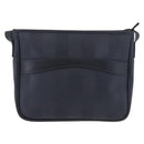 FENDI Pecan Canvas Shoulder Bag PVC Navy Gold Auth ep14503-2