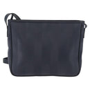 FENDI Pecan Canvas Shoulder Bag PVC Navy Gold Auth ep14503-3