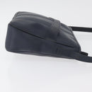 FENDI Pecan Canvas Shoulder Bag PVC Navy Gold Auth ep14503-4
