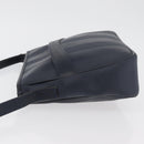 FENDI Pecan Canvas Shoulder Bag PVC Navy Gold Auth ep14503-5