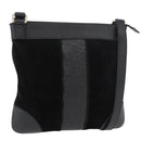 GUCCI GG Canvas Guccissima Bag Leather Suede Outlet Black 272396 Auth ep14504A-1