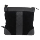 GUCCI GG Canvas Guccissima Bag Leather Suede Outlet Black 272396 Auth ep14504A-13