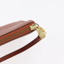 LOUIS VUITTON Epi Pochette Accessoires Beutel Braun M52953 LV Auth ep14506-10