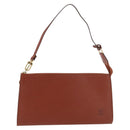 LOUIS VUITTON Epi Pochette Accessoires Beutel Braun M52953 LV Auth ep14506-13