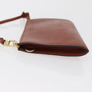 LOUIS VUITTON Epi Pochette Accessoires Beutel Braun M52953 LV Auth ep14506-4