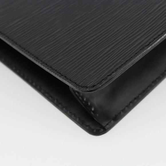 LOUIS VUITTON Epi Pochette Homme Clutch Bag Black M52522 LV Auth ep14507